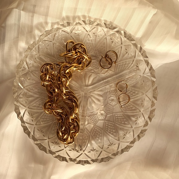 Other - 3 Compartment Glass Catch All Tray